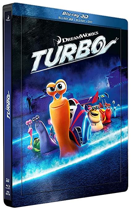 Turbo Combo Blu ray D Blu ray DVD Ãdition boîtier SteelBook Edizione Francia