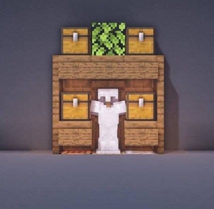 Wardrobe Minecraft Minecraft Decorations Minecraft Storage