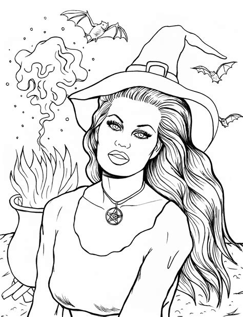 Witch halloween preschool s printable freeabac. Rookie » Saturday Printable: Halloween Coloring Pages