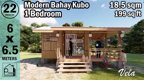 Tiny Bahay Kubo 185 Sqm One Bedroom Modern Bahay Kubo Modern