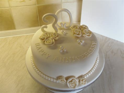 Maybe you would like to learn more about one of these? 30th Pearl Anniversary cake | CCs Cake Creations | Flickr