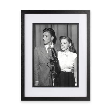 Frank Sinatra And Judy Garland Print Sinatra Garland Singing Poster