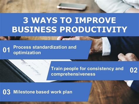 3 Ways To Improve Business Productivity Productivity Improve