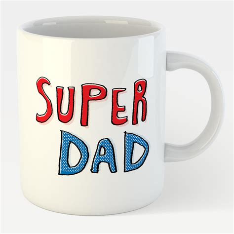 Fathers day gift box empty. Super Dad Mug In A Gift Box Father's Day Mug | Gifts