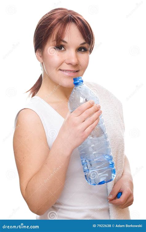 Thirsty Woman Stock Photo Image Of Diet Fitness Health 7922638