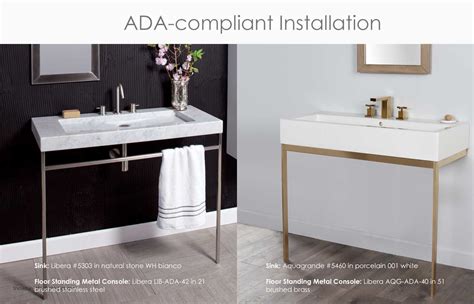 Ada Double Bathroom Vanity Vanity Compliant Inspiration Home