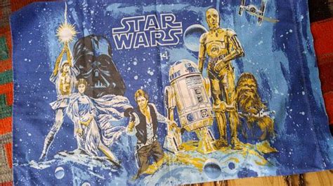 Vintage Star Wars Pillowcase 1977 Luke Skywalker R2d2 Etsy Canada