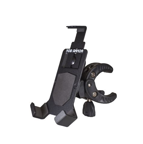 Universal phone mounts can feature adapters to attach phones to the bike mount, or they can feature a design that just cradles the phone or secures it with webbing. Mob Armor Switch Bar Phone Mount (SM) - Cycle Gear