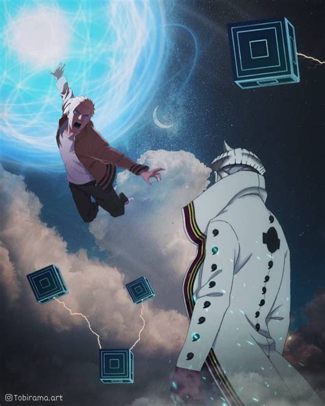 Naruto Vs Isshiki In 2021 Naruto Art Cool Anime Wallpapers Anime Naruto
