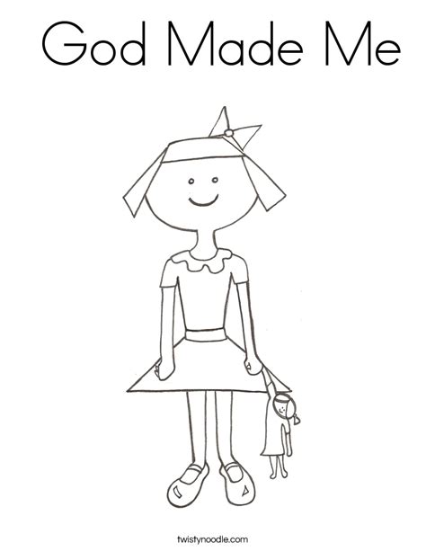 God called the dry land earth, and the waters that were gathered together he called seas. God Made Everything Coloring Page Sketch Coloring Page