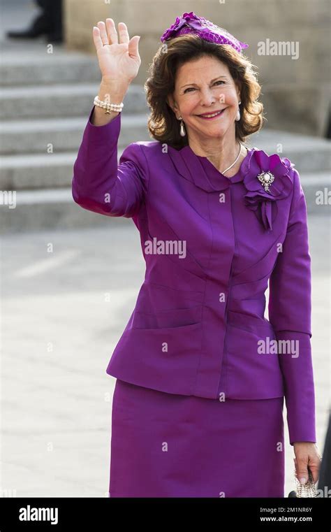 20121020 Luxembourg Luxembourg Queen Silvia Of Sweden Pictured At