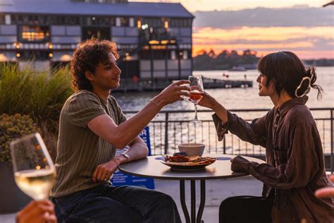 Pier Bar Sunset Hour Pier One Sydney Harbour