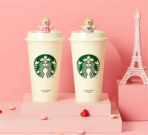 Starbucks Grab A Reusable Cup With An Adorable Bearista Stopper At S9