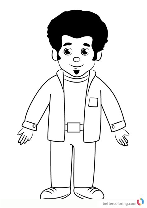 Preview and print this free printable coloring page by clicking on the link below. Music Man Stan from Daniel Tiger Coloring Pages - Free ...