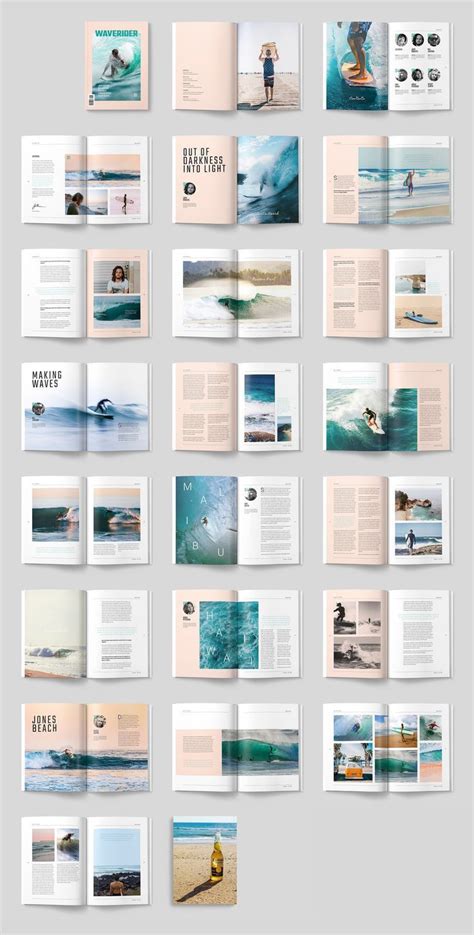 Waverider Magazine Page Layout Design Magazine Layout Design