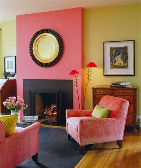 Color combination of bedroom wall. Decorating With The Pink/Yellow Color Combination | Room ...