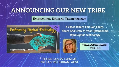 Announcing Our New Tribe With Tanya Adamkewicz Youtube