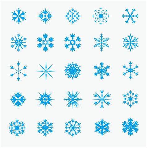 Ice Crystal Snowflakes Vector Graphic Free Vector Graphics All Free