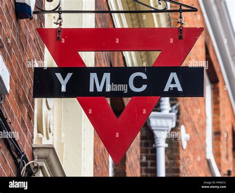 Ymca Sign Traditional Ymca Sign Logo On The Ymca Hostel In Central