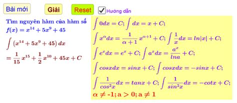 Nguyên tắc đếm có 2 biến cố. 5 dạng bài tập nguyên hàm cơ bản