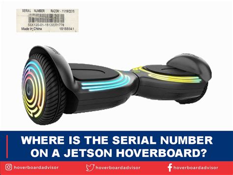 Where Is The Serial Number On A Jetson Hoverboard Hoverboard Advisor