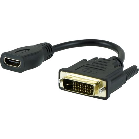 So if you are using hdmi video only, the end result will be the same. GE DVI to HDMI Adapter - Walmart.com - Walmart.com