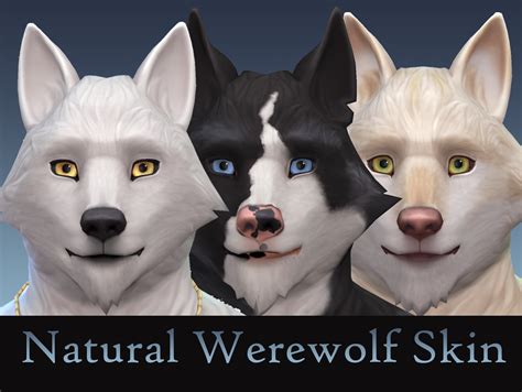 Mod The Sims Natural Werewolf Skin Override