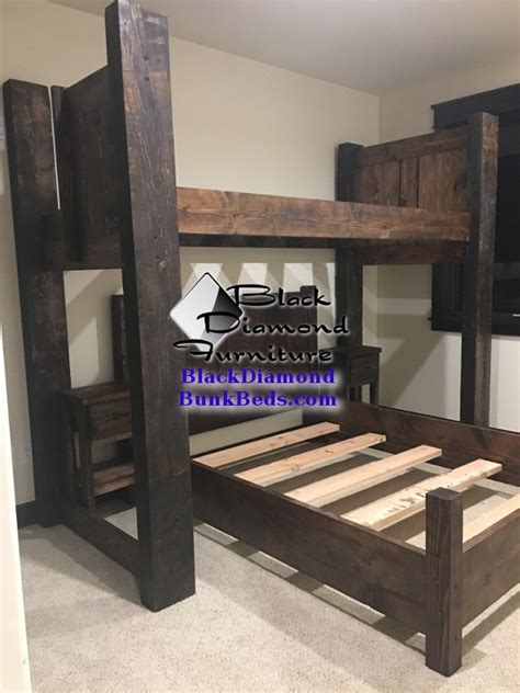 Something unique viking log furniture has to offer is the barnwood futon bunk bed. Colorado River Custom Bunk Bed