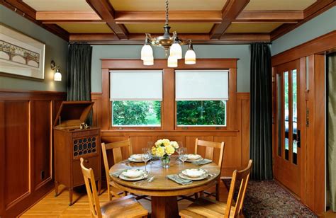 Craftsman Bungalow Dining Room Deb Kadas Interior Design Studio