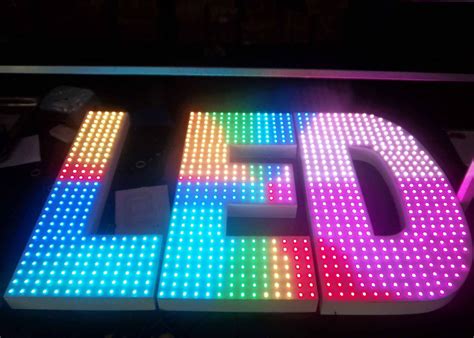 Outdoor Led Channel Letter Advertising Led Signs For Company 1 Meter High