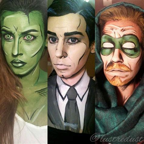 Impressive Makeup Artists Cel Shading Superhero Faces Geekologie
