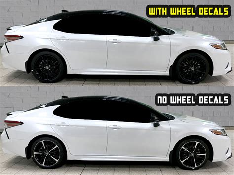 18 Wheel Decals For 2019 Camry Xse