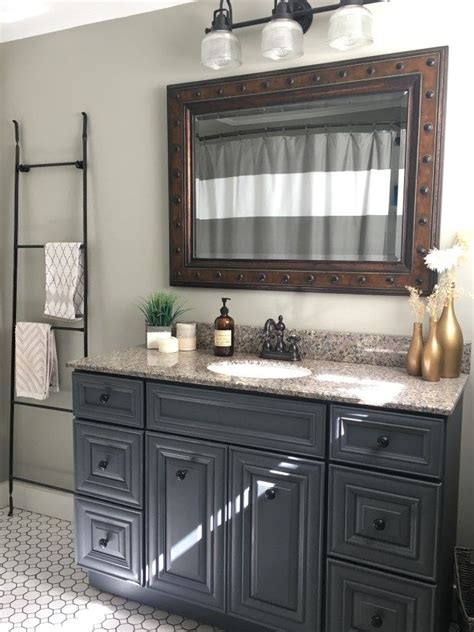 It turned more like thick icing than paint. Gray Vanity | DIY Chalk Paint | I've saved so much money ...