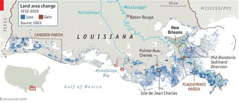 Louisiana Fights The Sea And Loses Coastal Erosion