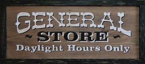 Old Western General Store Wild West Signs N Decor Rustic Western