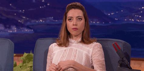 Aubrey Plaza No Gif By Team Coco Find Share On Giphy
