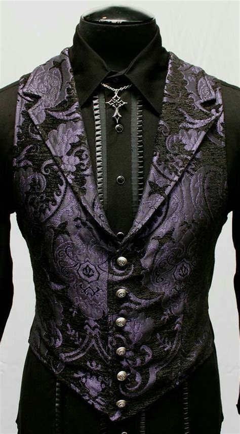 men s goth vest vestsmen gothic outfits steampunk clothing gothic fashion