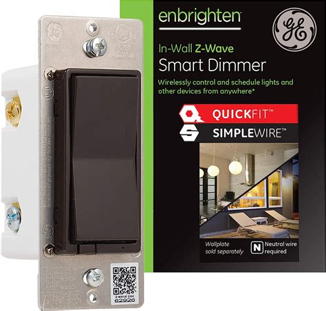 Ge Enbrighten Z Wave Plus Smart Light Dimmer With Quickfit And