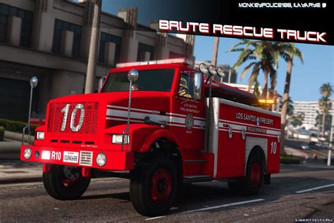 Download Brute Fire Rescue Truck Add On Liveries Template V10