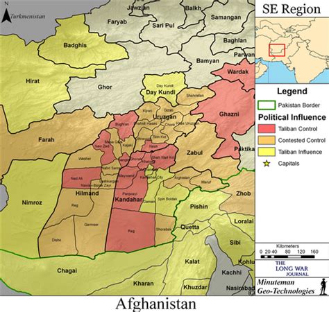 Afghanistan province and district maps. Afghan and US forces battle Taliban in northern Helmand stronghold | FDD's Long War Journal