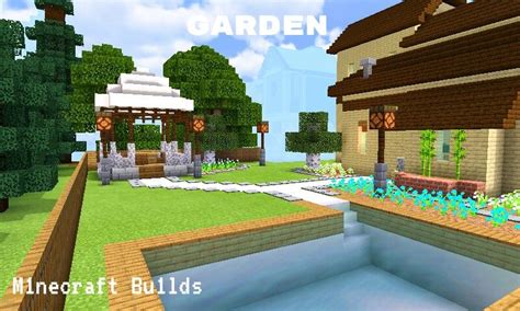 An Image Of A Garden In Minecraft