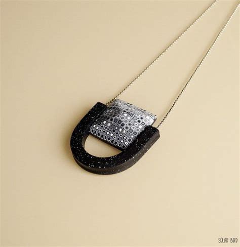 Geometric Jewellery Modern Necklace Minimalist Jewelry Etsy Modern