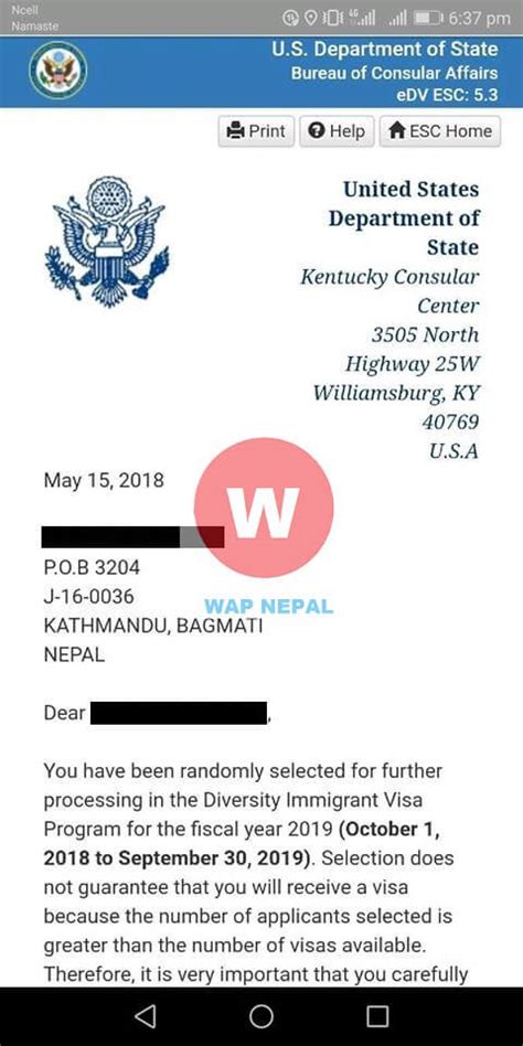 Answer from a dv lottery winner here (2005): EDV Result 2020 DV Lottery Winner 2076 Full Namelist