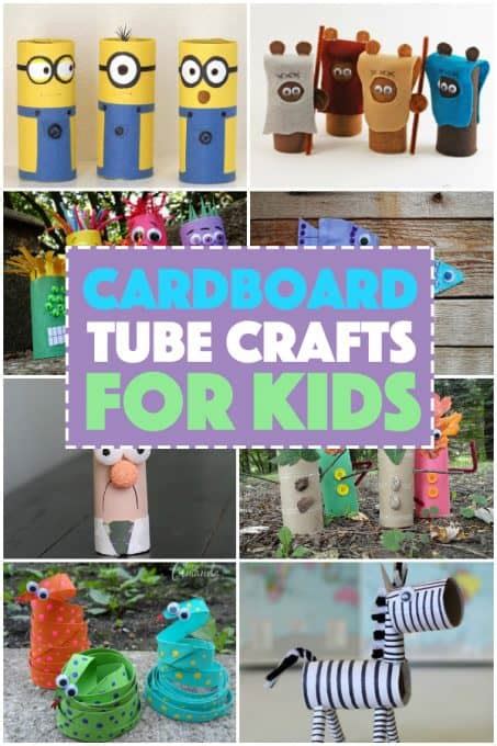 Cardboard Tube Crafts A Collection Of 55 Cardboard Tube Crafts For Kids