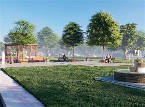 Park 3d Render By Ahmad H Naamneh On Dribbble