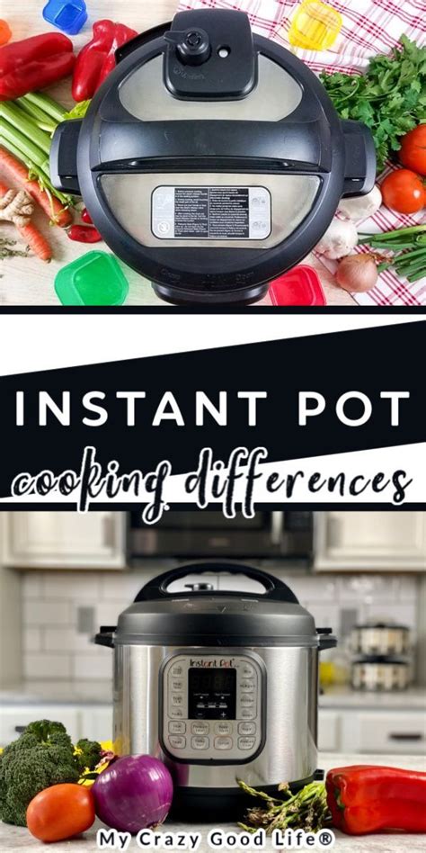 Instant Pot Cooking Differences How To Adjust For Size Differences In