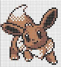 Check out amazing pixelpokemon artwork on deviantart. Eevee Pokemon sprite grid | Point de croix pokemon, Grille ...