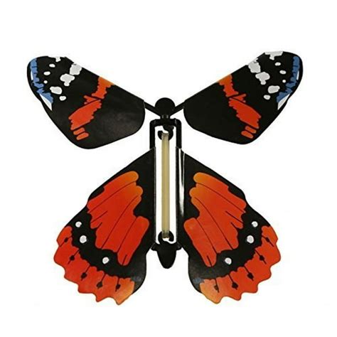 Insect Lore Rubber Band Powered Wind Up Butterfly Flying Toy By Insect