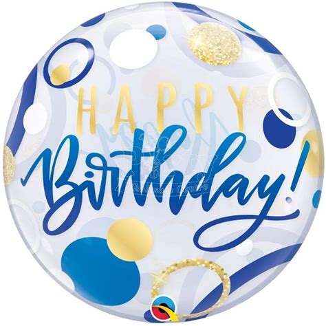 Happy Birthday Candle Cake Bubble Balloon Party Wholesale