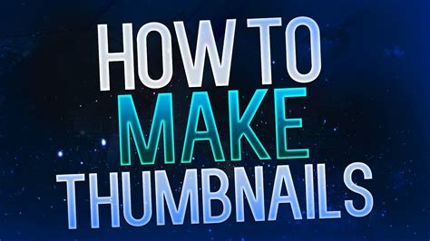 How To Make Thumbnails For Youtube Videos 2015 Photoshop Thumbnail
